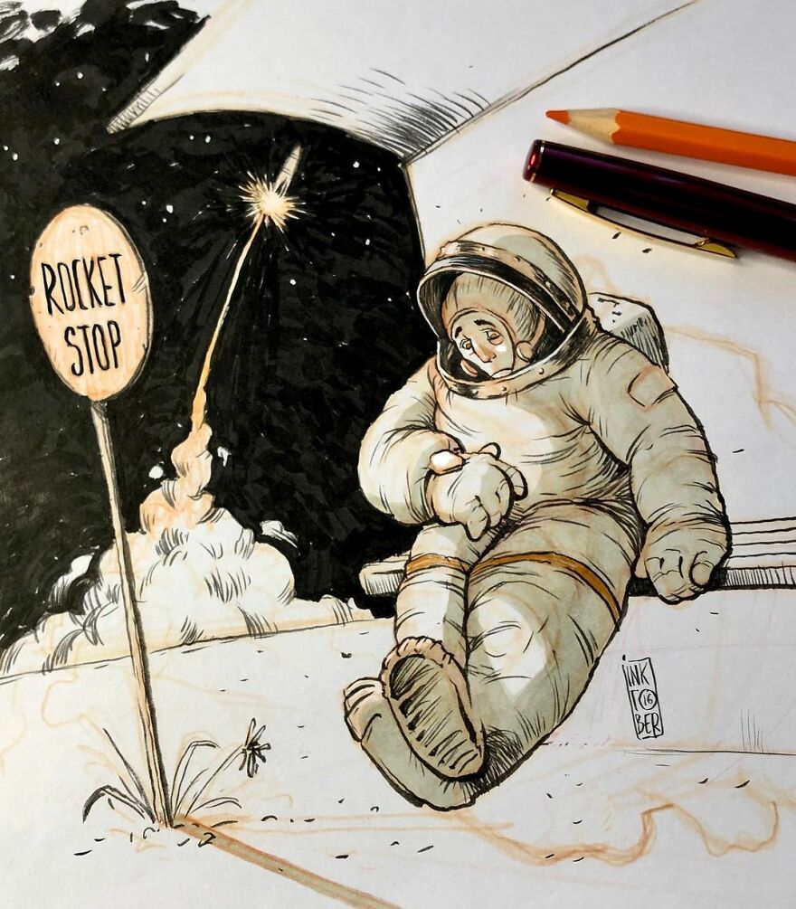 Russian Artist Creates Dark And Macabre Illustrations That Seem To Come Out Of A Nightmare