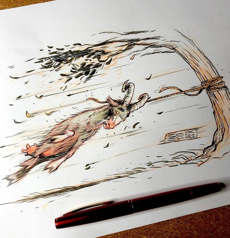 Russian Artist Creates Dark And Macabre Illustrations That Seem To Come Out Of A Nightmare