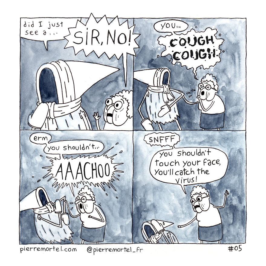 40-Page Comic About Slowly Descending Into Madness During Lockdown 40-Page Comic About Slowly Descending Into Madness During Lockdown