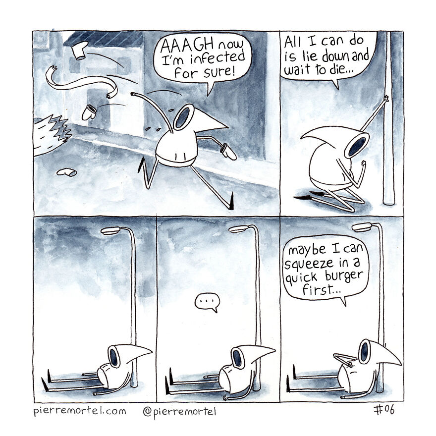 40-Page Comic About Slowly Descending Into Madness During Lockdown