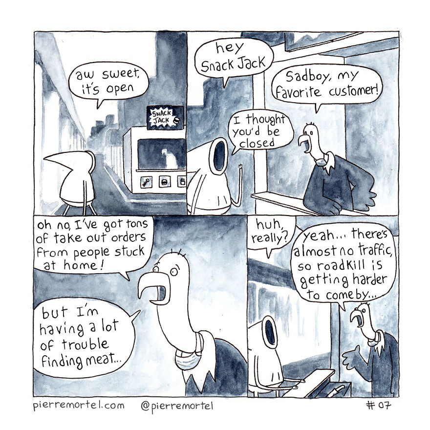 40-Page Comic About Slowly Descending Into Madness During Lockdown 40-Page Comic About Slowly Descending Into Madness During Lockdown