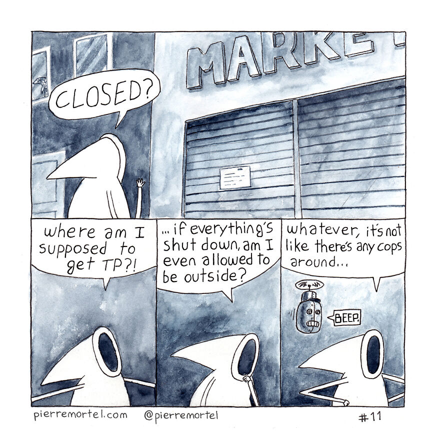 40-Page Comic About Slowly Descending Into Madness During Lockdown 40-Page Comic About Slowly Descending Into Madness During Lockdown