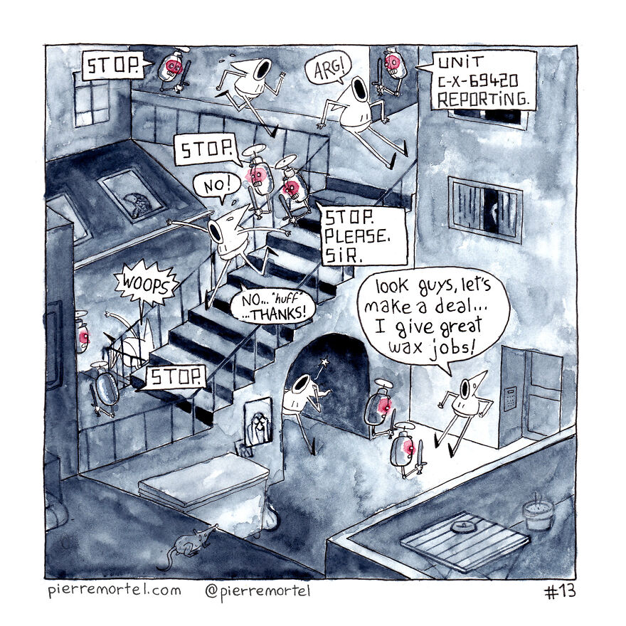 40-Page Comic About Slowly Descending Into Madness During Lockdown 40-Page Comic About Slowly Descending Into Madness During Lockdown