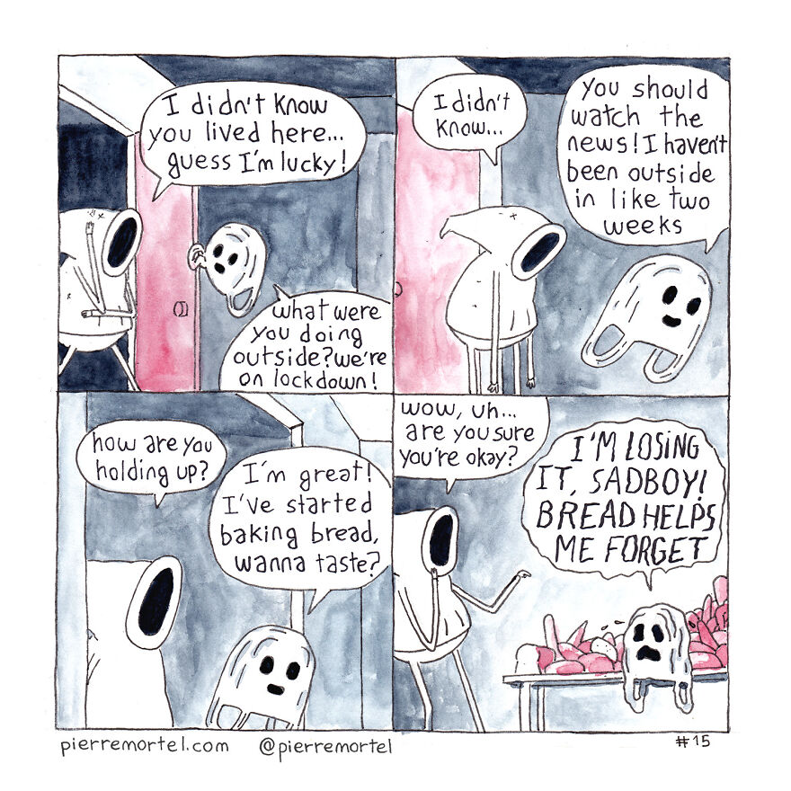 40-Page Comic About Slowly Descending Into Madness During Lockdown