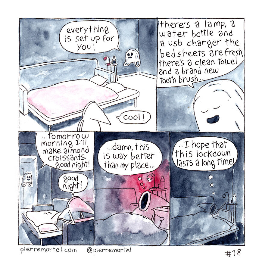 40-Page Comic About Slowly Descending Into Madness During Lockdown 40-Page Comic About Slowly Descending Into Madness During Lockdown