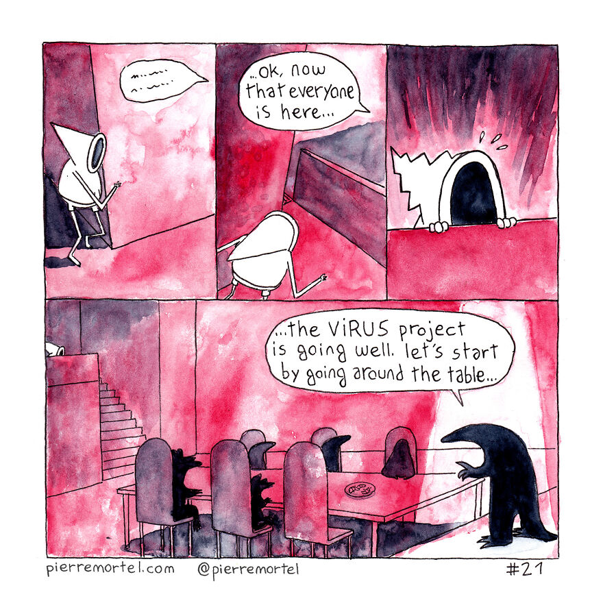 40-Page Comic About Slowly Descending Into Madness During Lockdown 40-Page Comic About Slowly Descending Into Madness During Lockdown