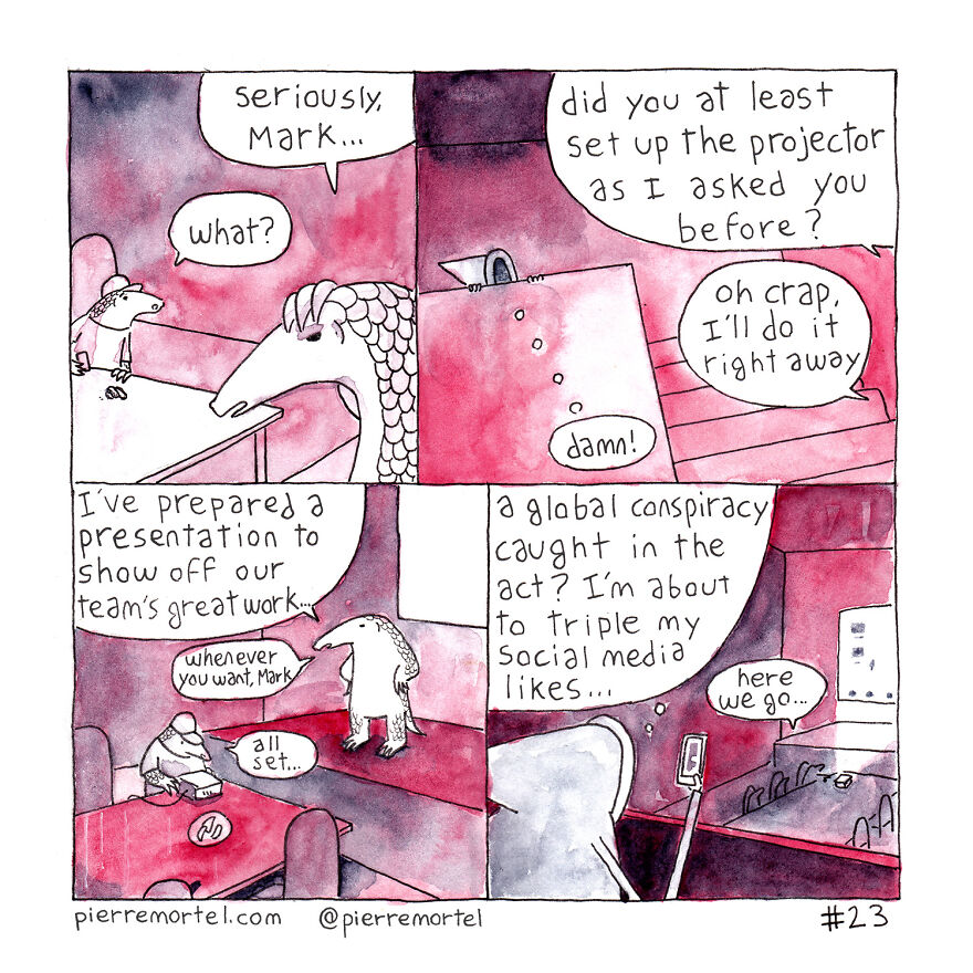 40-Page Comic About Slowly Descending Into Madness During Lockdown