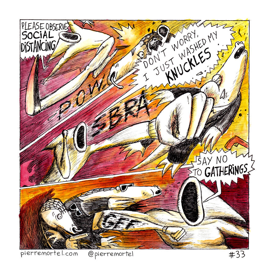 40-Page Comic About Slowly Descending Into Madness During Lockdown