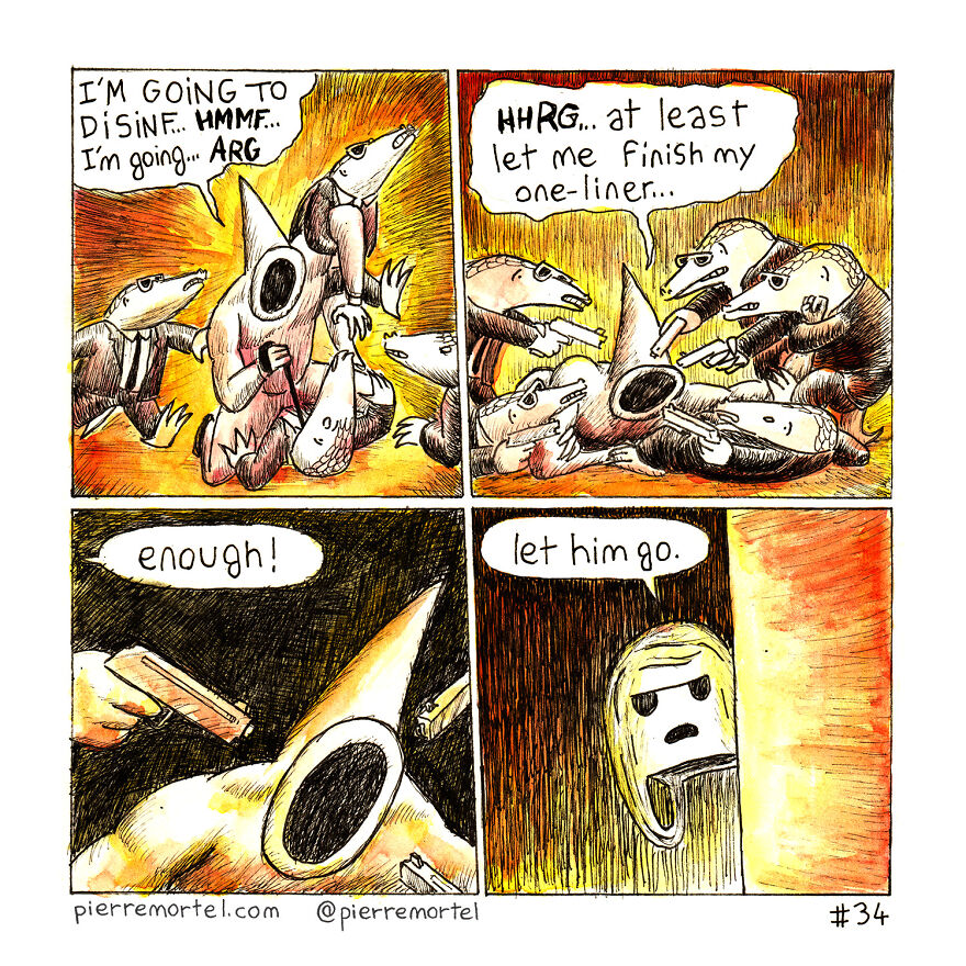 40-Page Comic About Slowly Descending Into Madness During Lockdown