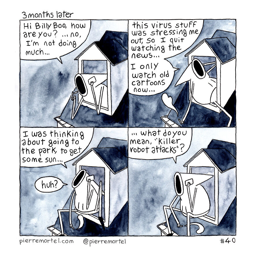 40-Page Comic About Slowly Descending Into Madness During Lockdown