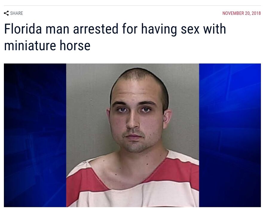 Google "Florida Man" And Then You Birthday