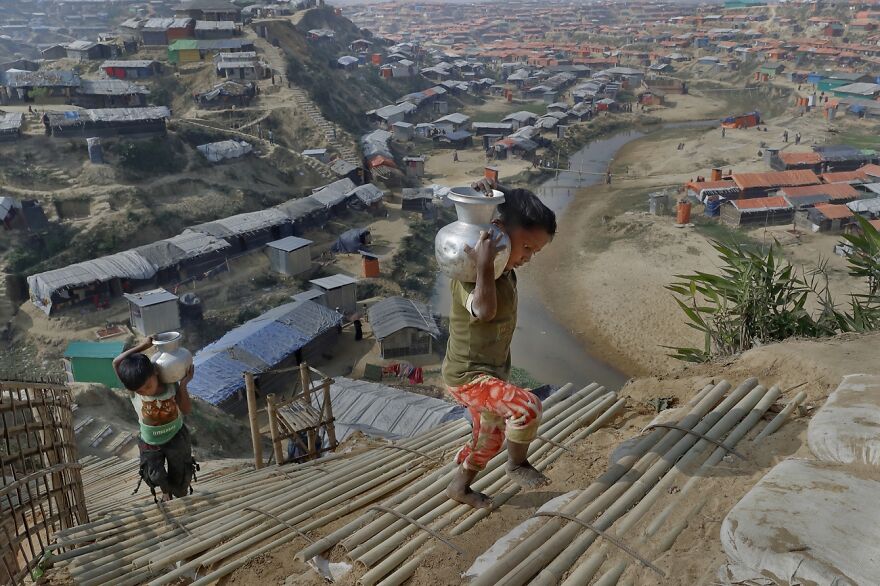 Fetching Drinking Water (Remarkable Artwork In Documentary & Photojournalism Category)