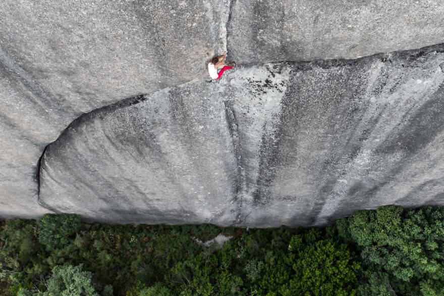 Climbing Solo (Honorable Mention In Sports In Action Category)