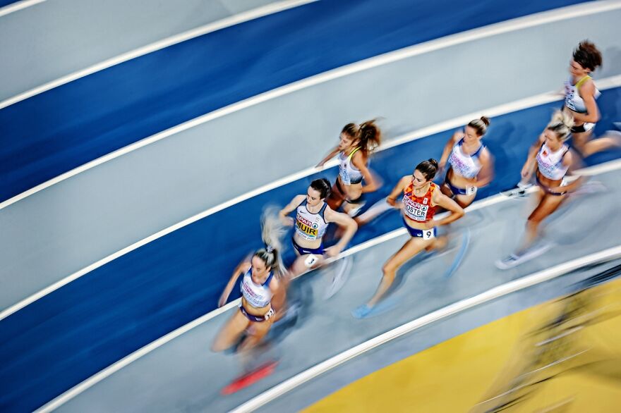 Laura Muir (Remarkable Artwork In Sports In Action Category)