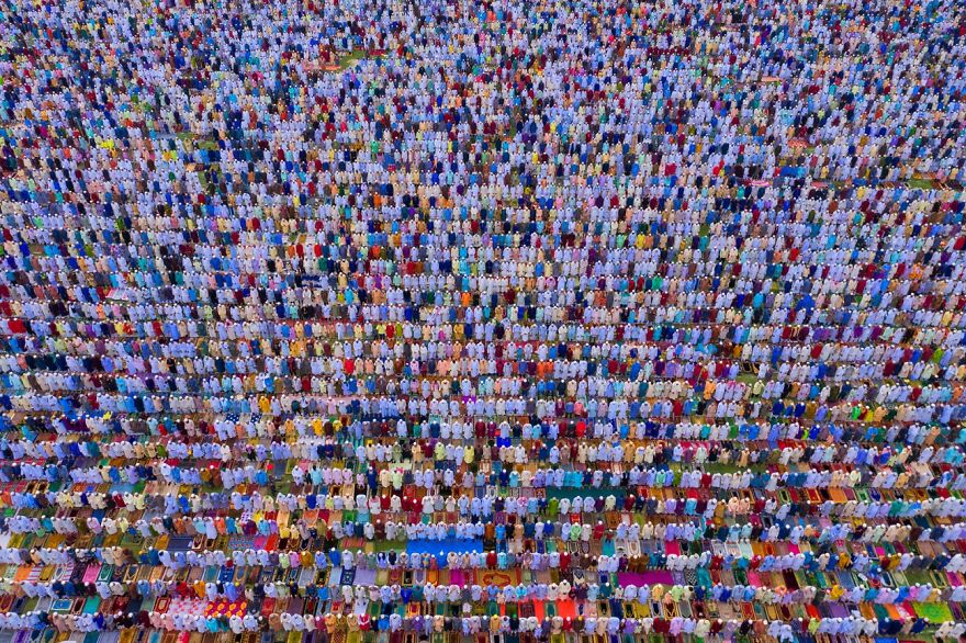 Eid-Ul-Fitr Congregation (Honorable Mention In Fascinating Faces And Characters Category)