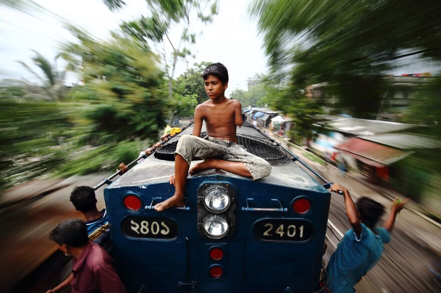 The Daily Train Journey (Remarkable Artwork In Fascinating Faces And Characters Category)