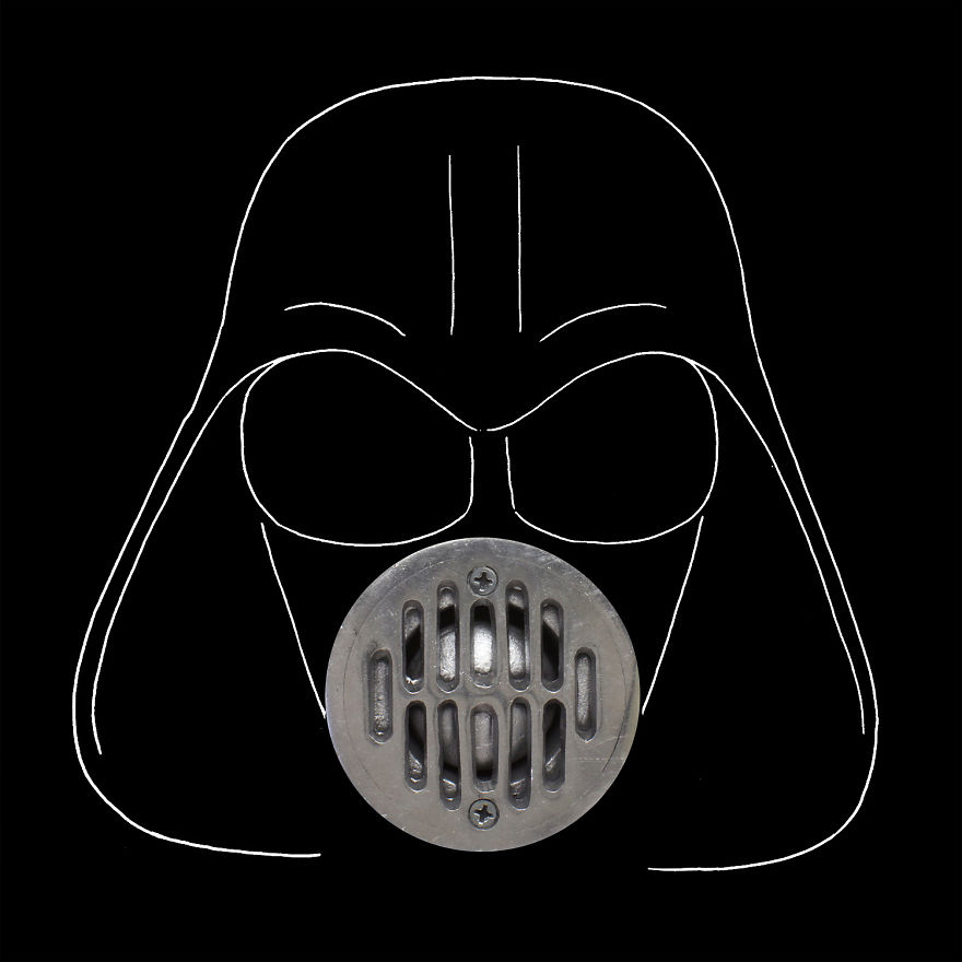 I Turn Ordinary Everyday Objects Into Star Wars Characters (8 Pics)