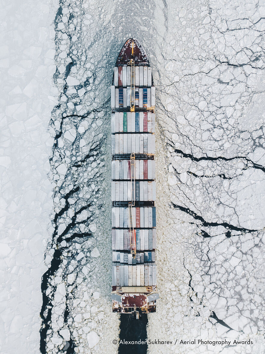 First Place In Transportation Category: Fairway Of The Gulf Of Finland