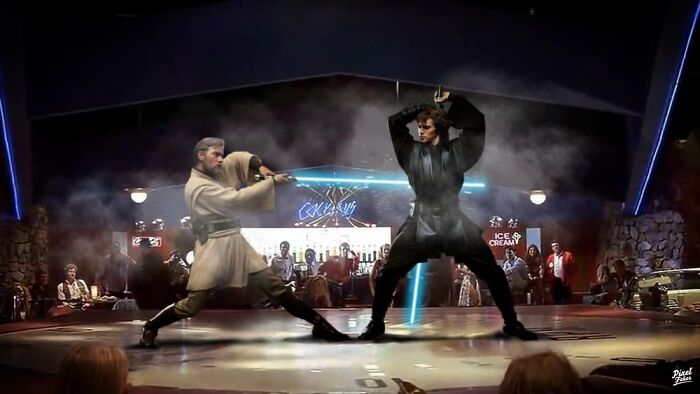 Movie Characters Different Scenes