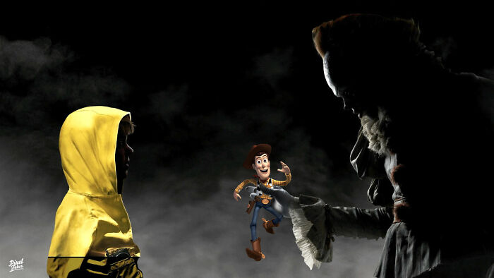 Movie Characters Different Scenes