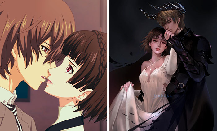 Goro Akechi & Sae Nijima (Persona 5)