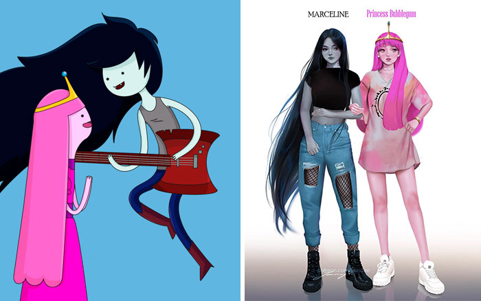Marceline & Princess Bubblegum (Adventure Time)