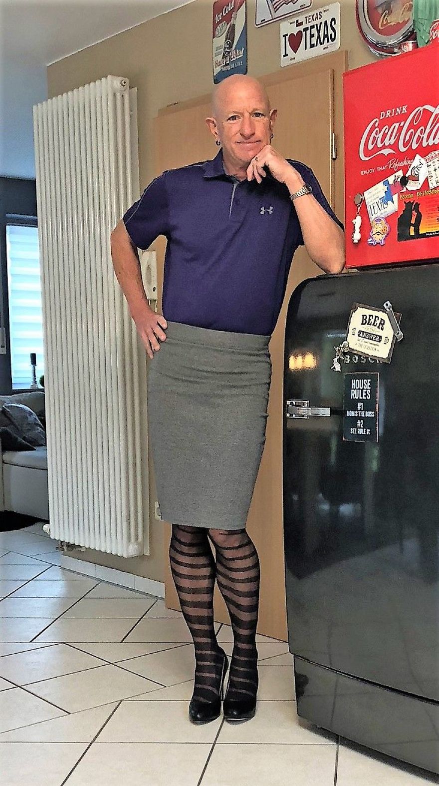 This Man In A Skirt And Heels Is Breaking Taboos, Questioning Standards, And Reinforcing That Clothes Have No Gender