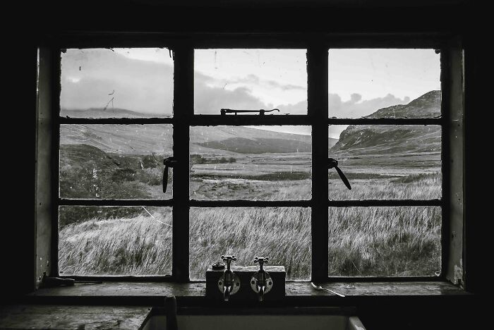 Black And White Commended: Tim Walton, 'Strabeg Bothy', Highland