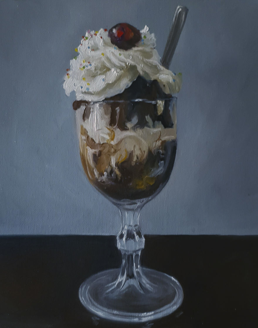 "Little Lockdown Paintings" By Artist Llael Mcdonald