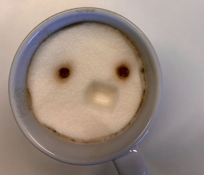 Accidental Coffee Art... Coffee: Whut??