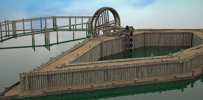 Someone Creates A Short Animation Showing How Bridges Were Built Back In The 14th Century