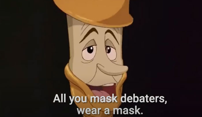 This "Be Our Guest" Parody Calls Out Covid-19 Deniers And Reminds People To Wear A Mask