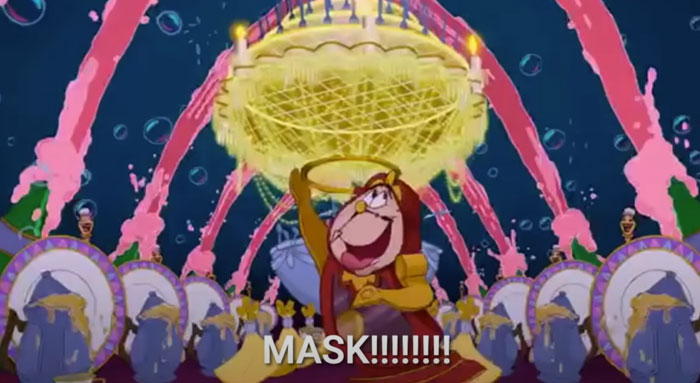 This "Be Our Guest" Parody Calls Out Covid-19 Deniers And Reminds People To Wear A Mask