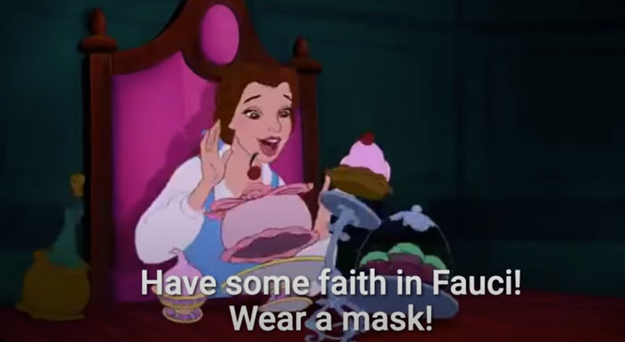 This "Be Our Guest" Parody Calls Out Covid-19 Deniers And Reminds People To Wear A Mask This "Be Our Guest" Parody Calls Out Covid-19 Deniers And Reminds People To Wear A Mask