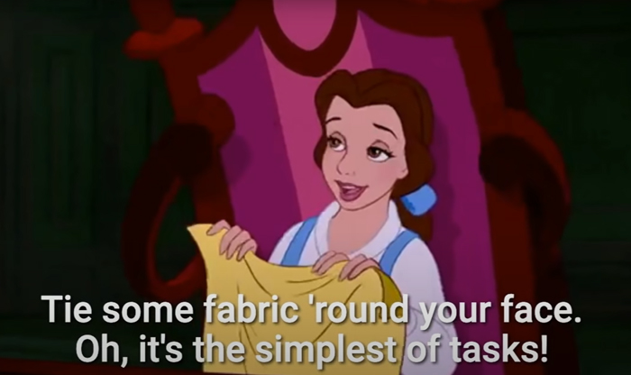 This "Be Our Guest" Parody Calls Out Covid-19 Deniers And Reminds People To Wear A Mask