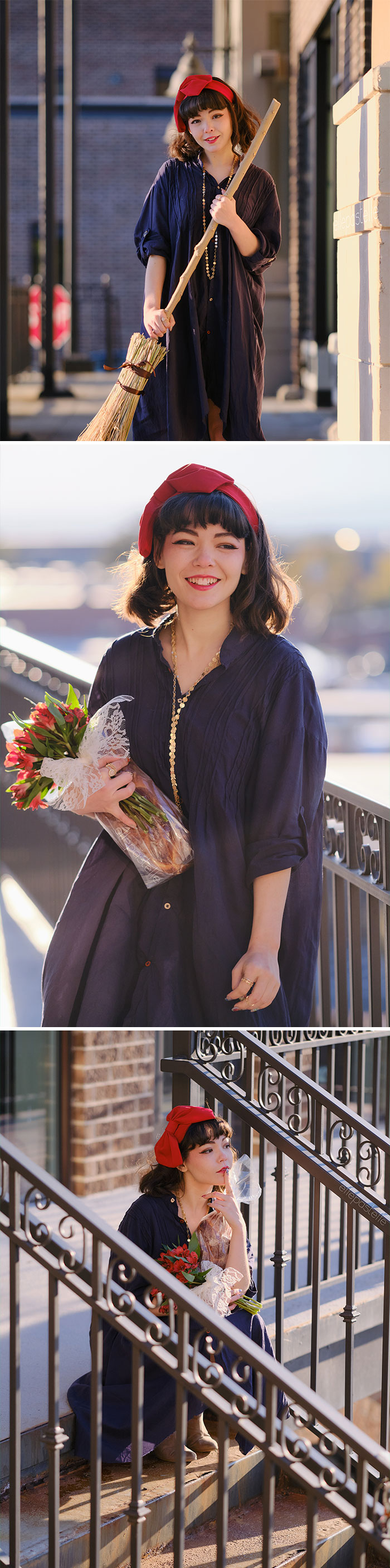 Handmade Artsy Style Cosplay Based On Kiki's Delivery Service 