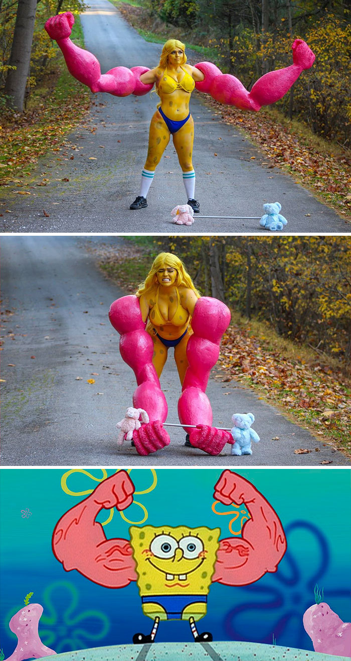 Musclebob Buffpants (Spongebob With Anchor Arms)