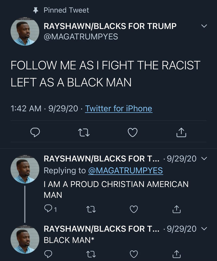 Fake Black Trump Supporter On Twitter Forgets To Crop Out Google Search For His Profile Pic, And It’s Cracking People Up Fake Black Trump Supporter On Twitter Forgets To Crop Out Google Search For His Profile Pic, And It’s Cracking People Up
