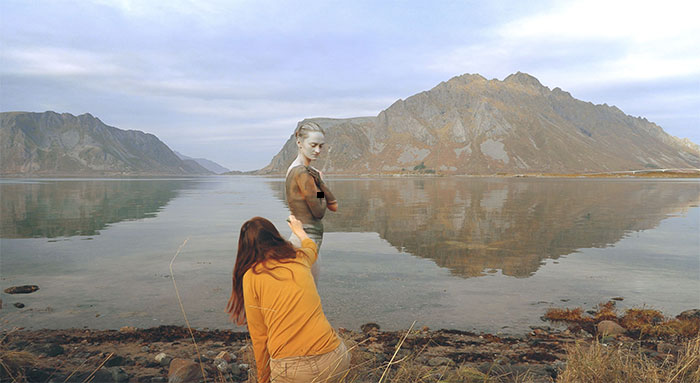 We Worked For Two Weeks In Harsh Conditions To Make This Model Disappear Into Breathtaking Arctic Landscapes