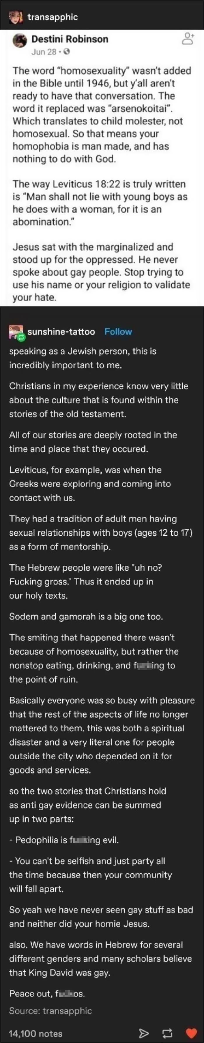 Homophobia Is Manmade