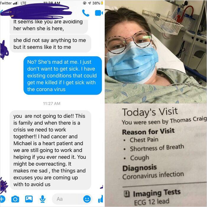 Update: I’m Immunocompromised And My Mom Refused To Let Me Isolate. Now I Have The Coronavirus