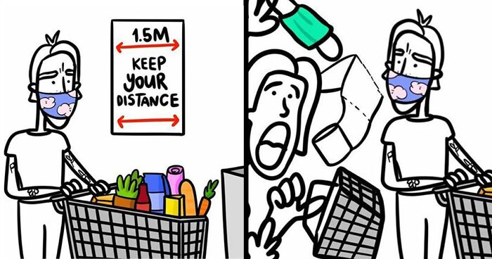 My 50 Comics Represent The Common Everyday Struggles Of 2020