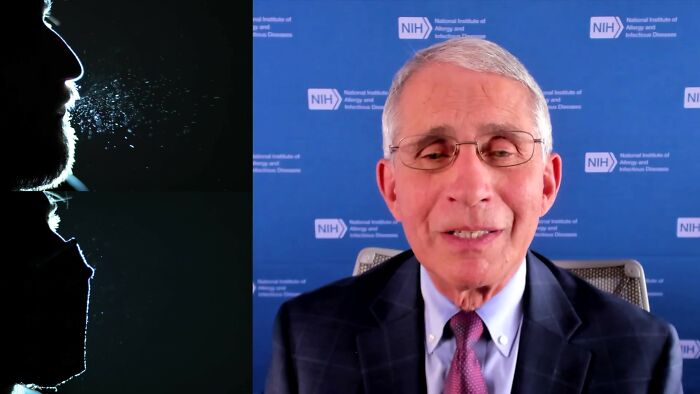 Dr. Fauci Praises New Slo-Mo Video Demonstrating How Well Masks Work To Stop The Spread Of COVID-19 Dr. Fauci Praises New Slo-Mo Video Demonstrating How Well Masks Work To Stop The Spread Of COVID-19