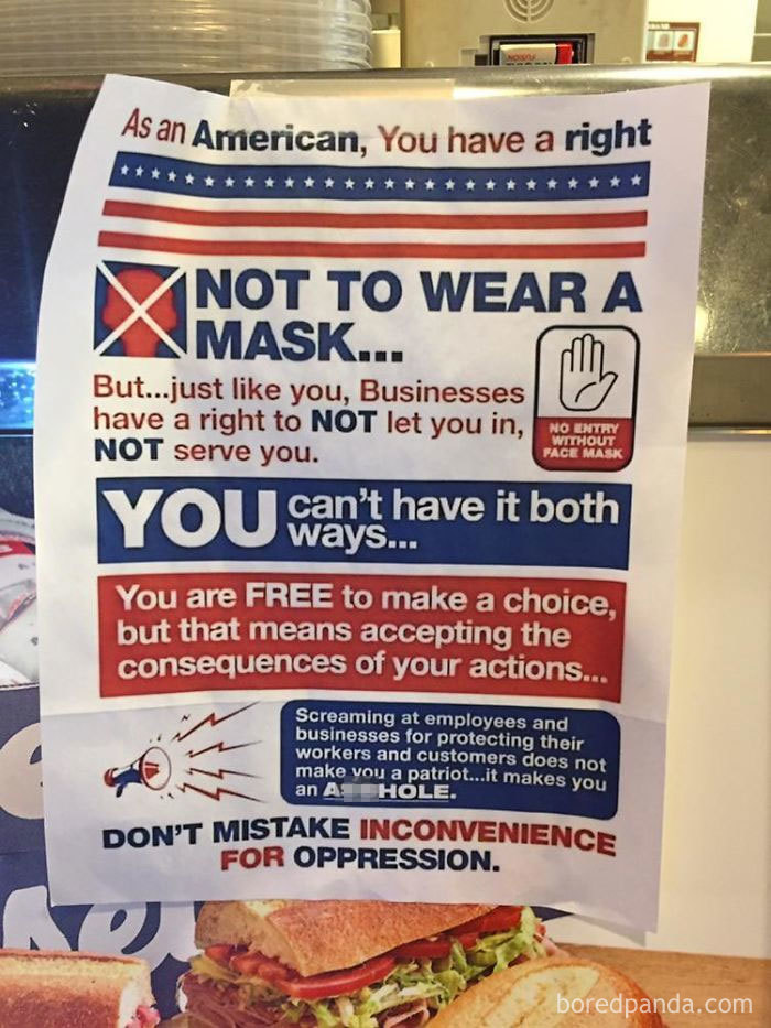 This Paper Sign At Our Local Sandwich Shop