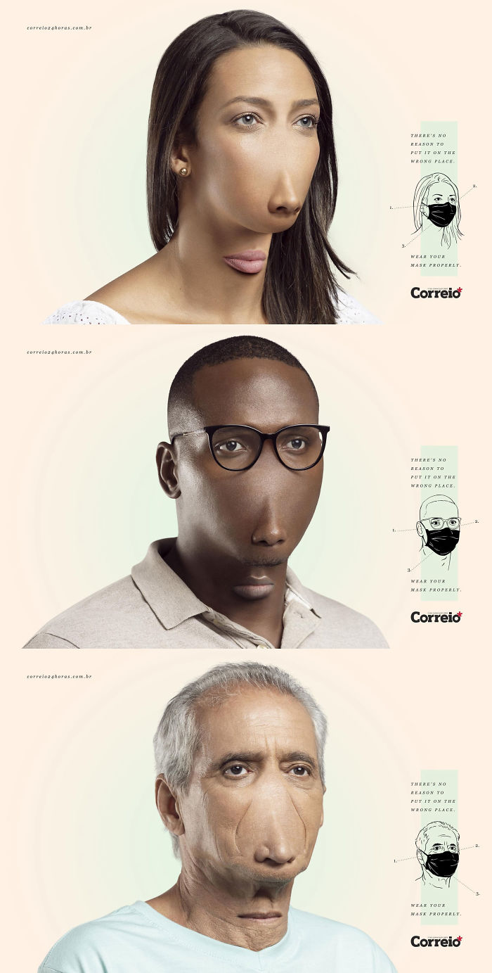 There's No Reason To Put It On The Wrong Place. Wear Your Mask Properly