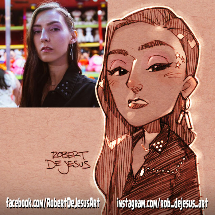 Robert Dejesus' Fun Illustrated Portraits