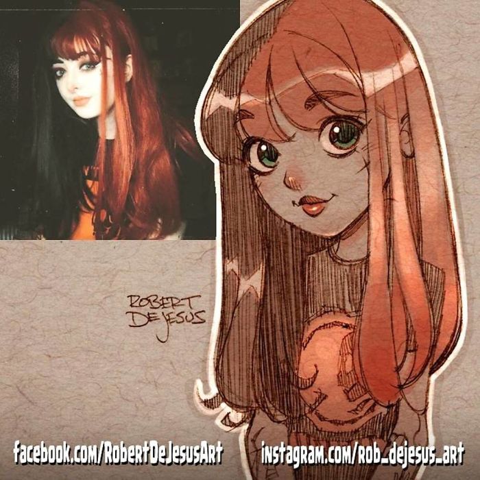 Robert Dejesus' Fun Illustrated Portraits