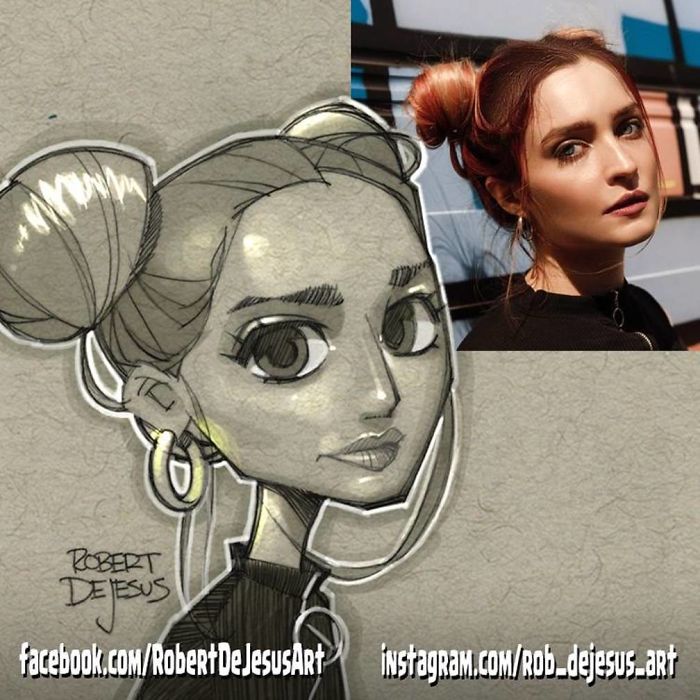 Robert Dejesus' Fun Illustrated Portraits