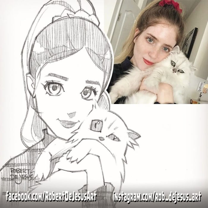 Robert Dejesus' Fun Illustrated Portraits