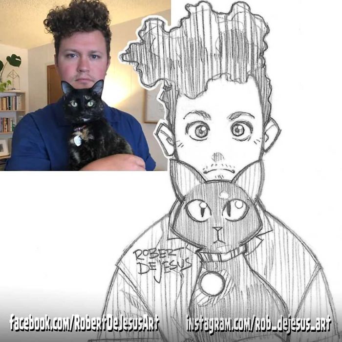 Robert Dejesus' Fun Illustrated Portraits